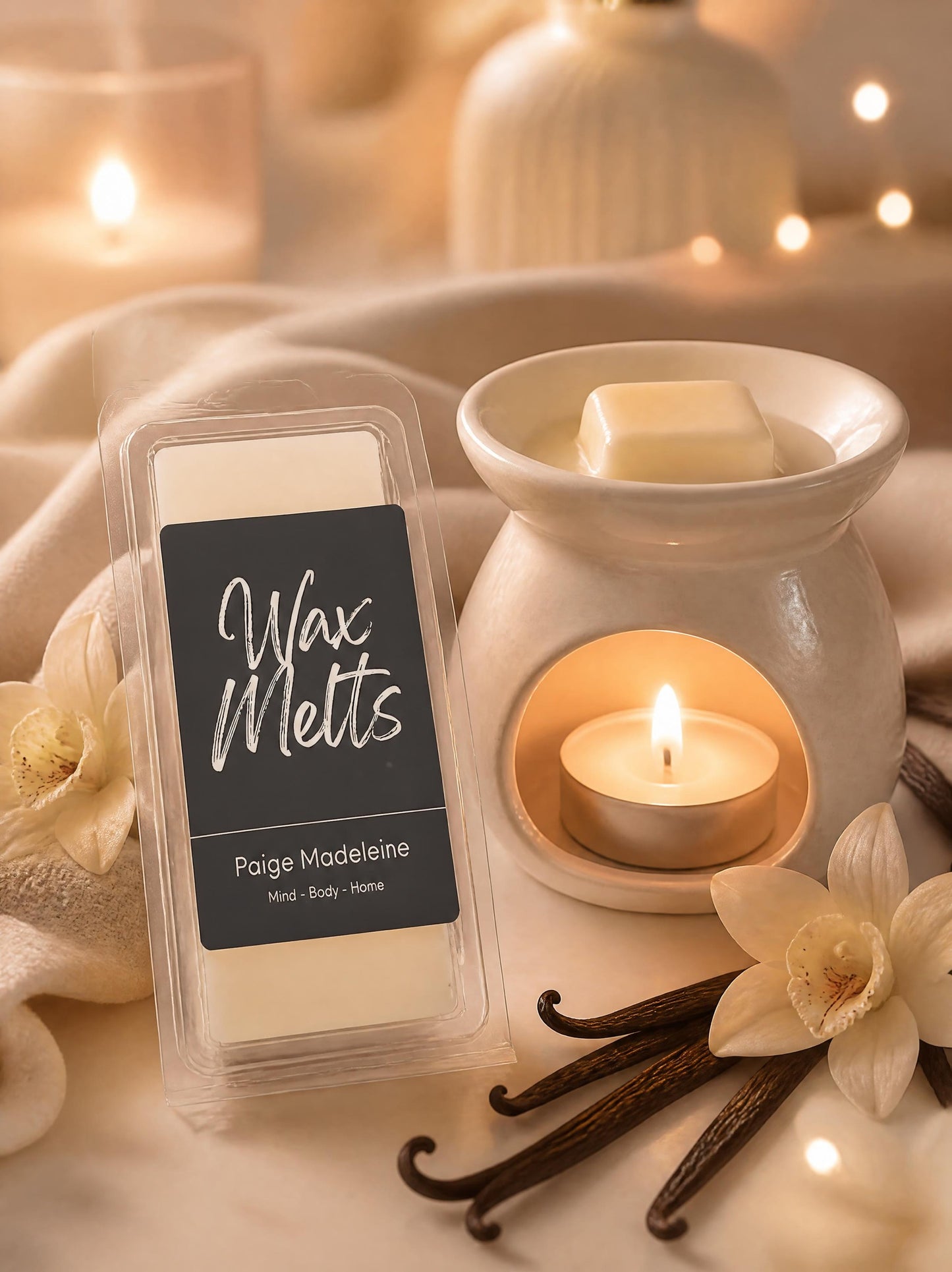 Wax melt snap bar Vanilla scents
